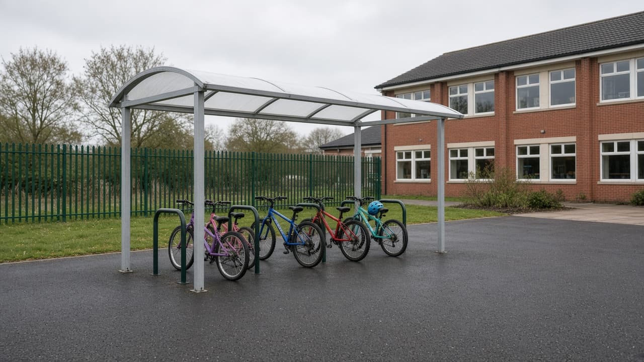 Cycle Shelters for Schools: Capacity, Security and What to Specify