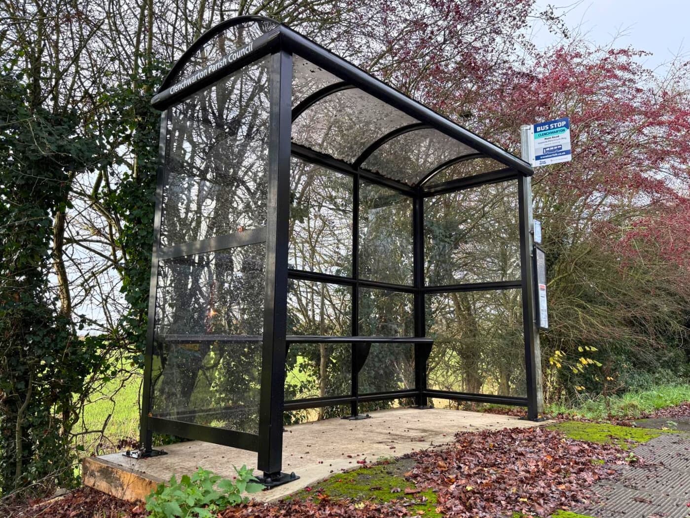 Clenchwarton Parish Council bus shelter