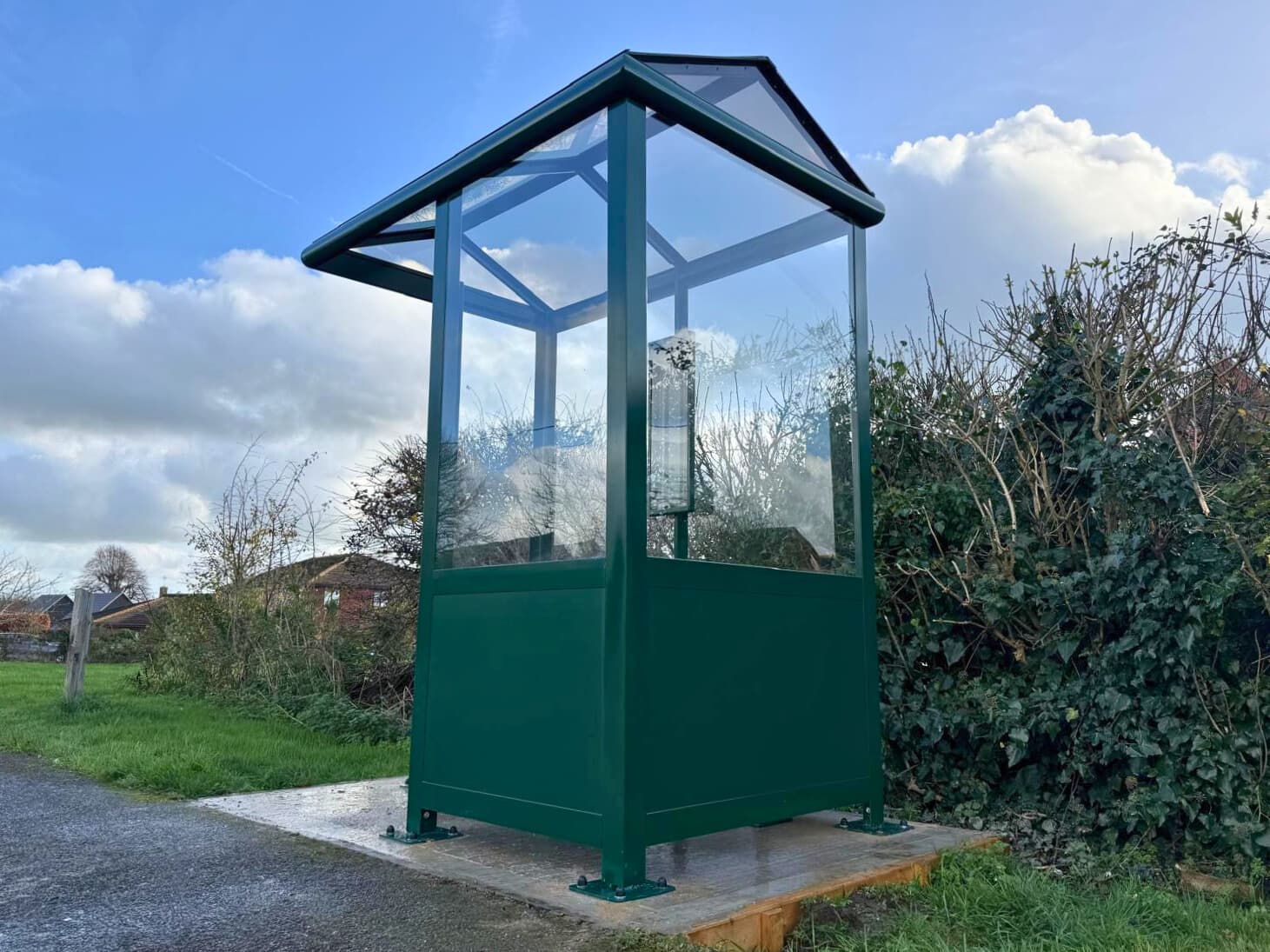 Whitchurch Parish Council shelter detail