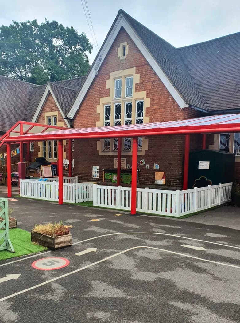 Bramley C of E School canopy