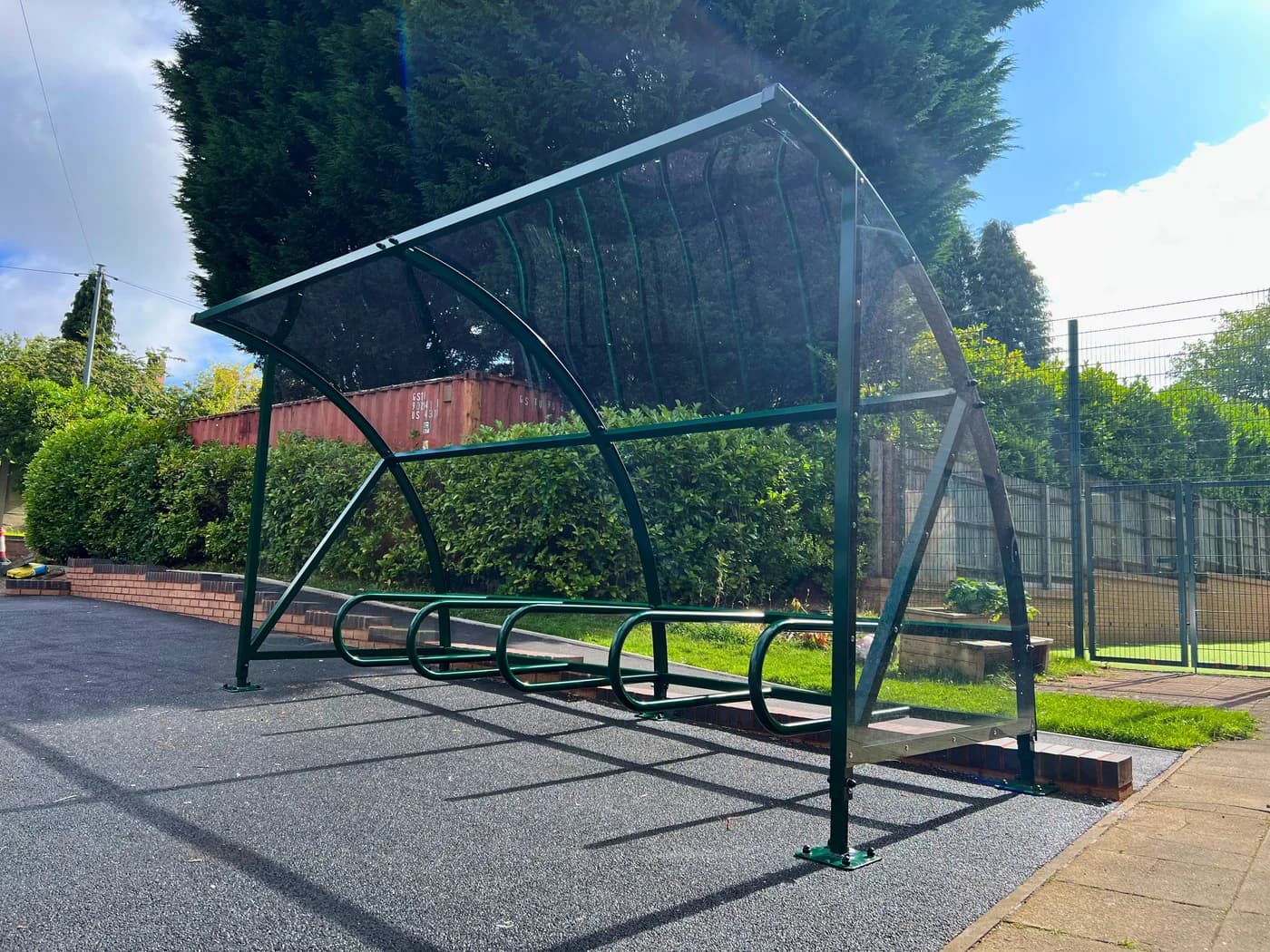 Fox Hollies School cycle shelter