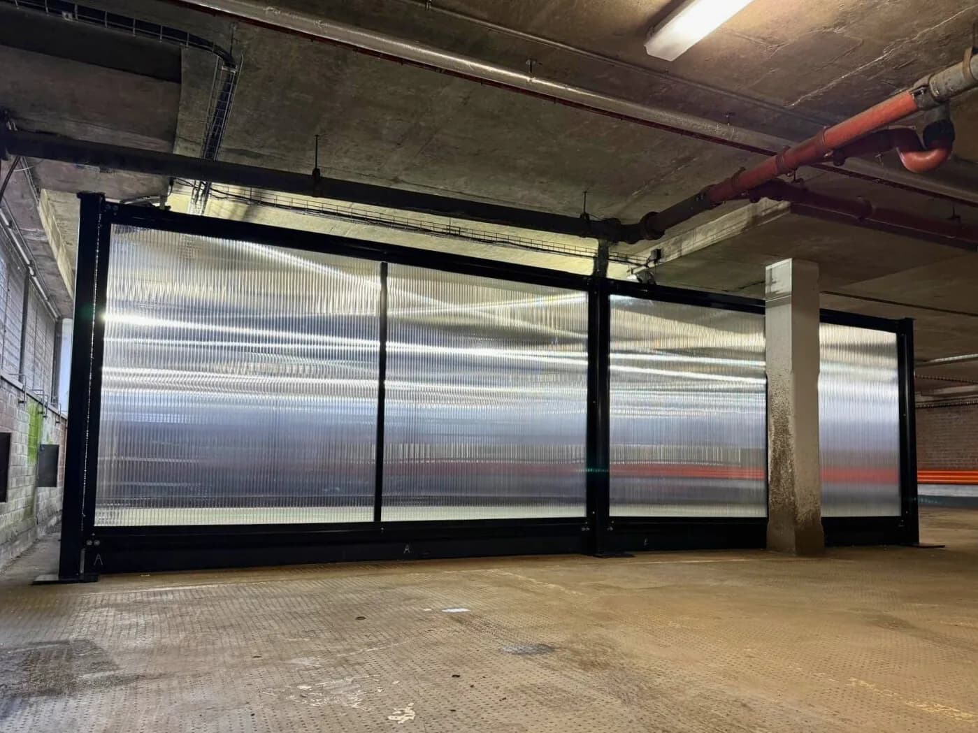 Multi-Story Jet Wash Screen Installation photo 3
